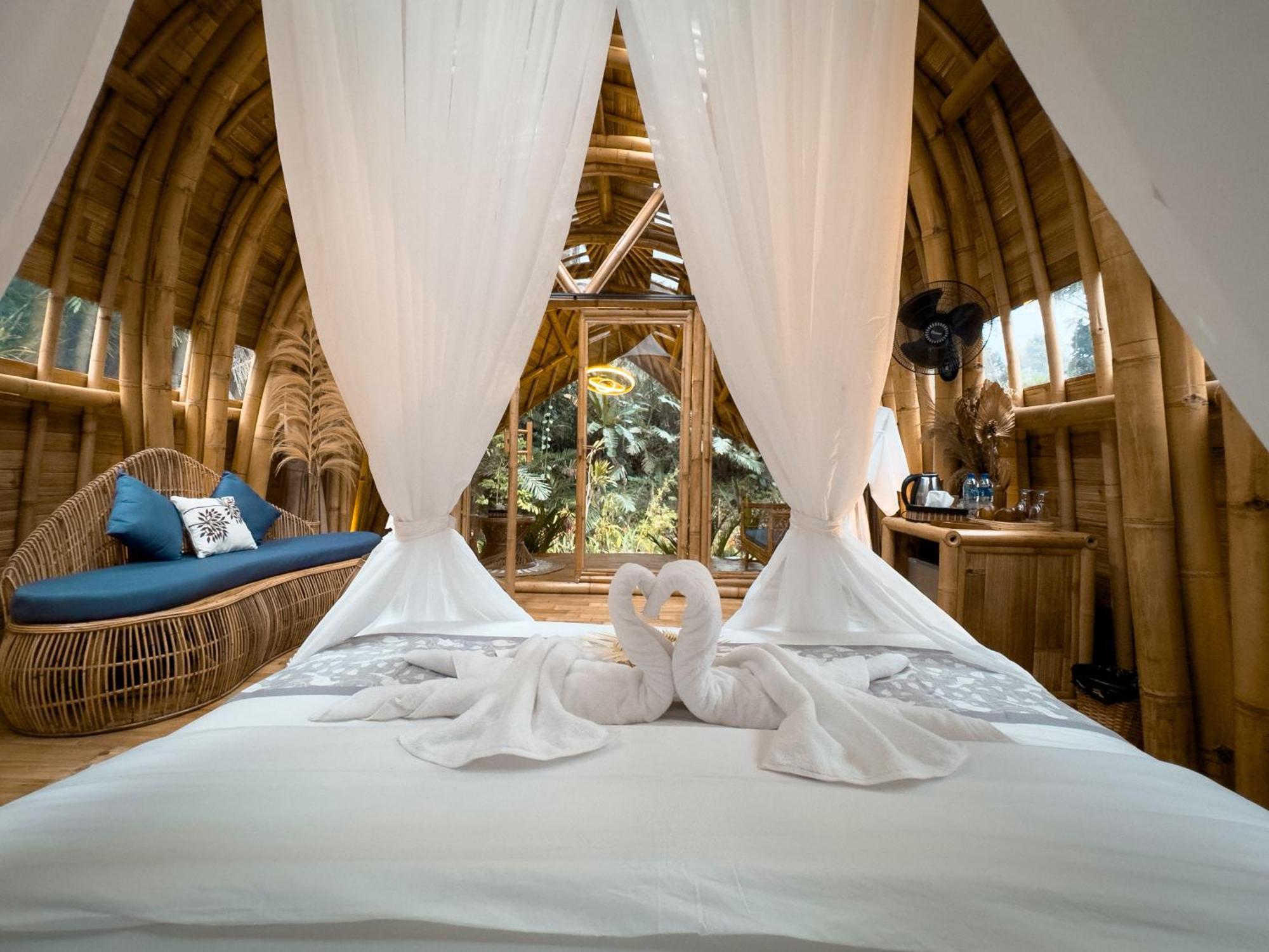 Bamboo House - Ecobreeze Villa Sidemen  Eksteriør billede