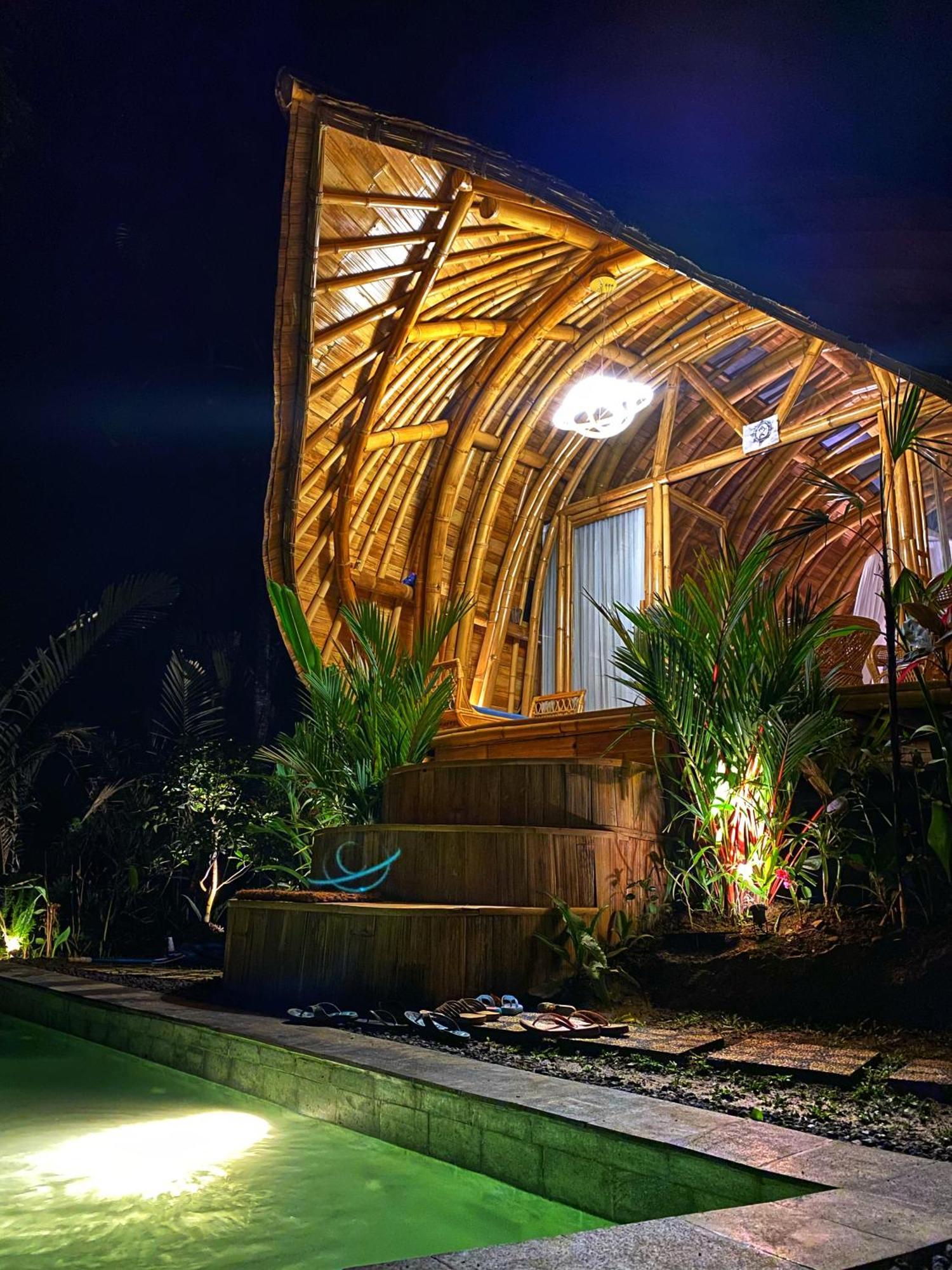 Bamboo House - Ecobreeze Villa Sidemen  Eksteriør billede