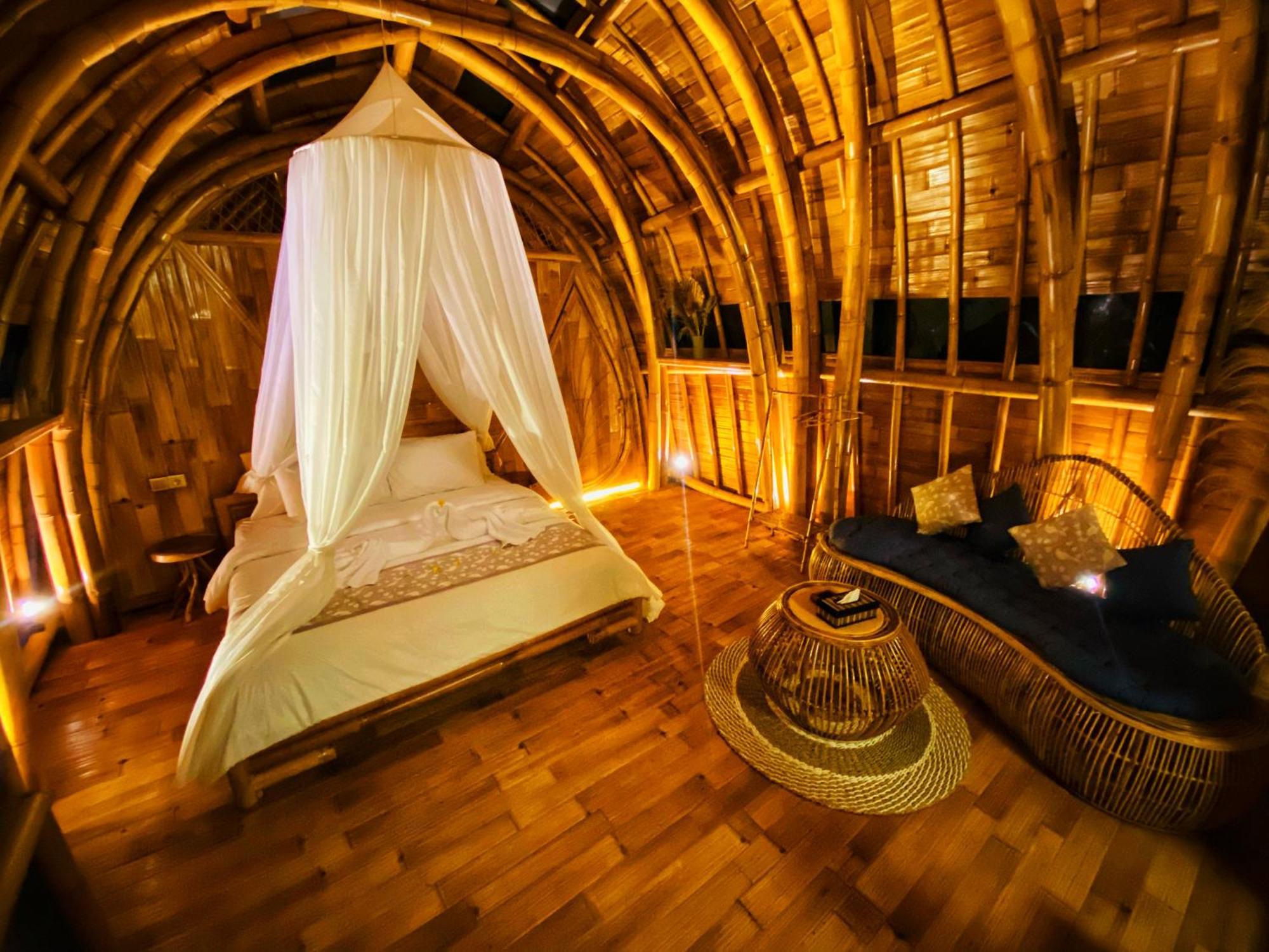 Bamboo House - Ecobreeze Villa Sidemen  Eksteriør billede