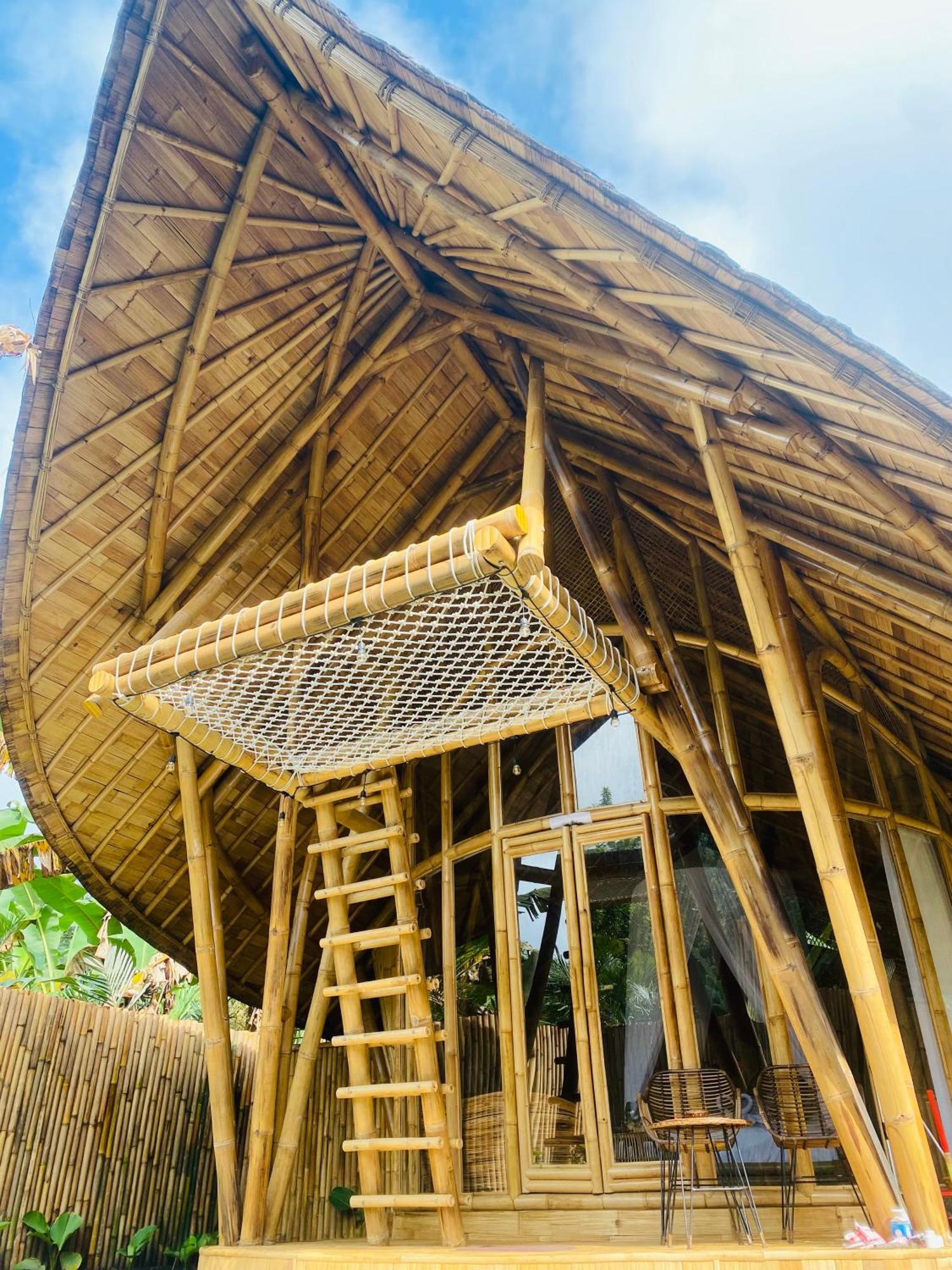 Bamboo House - Ecobreeze Villa Sidemen  Eksteriør billede