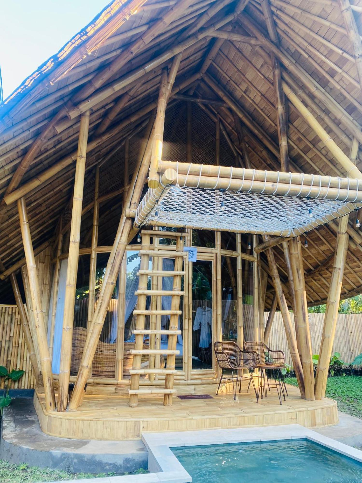Bamboo House - Ecobreeze Villa Sidemen  Eksteriør billede
