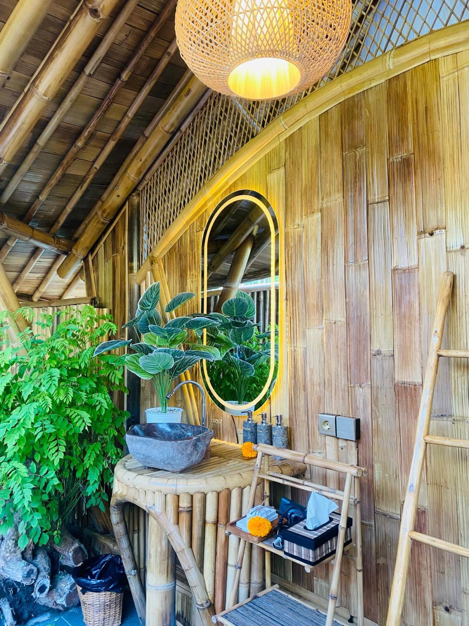 Bamboo House - Ecobreeze Villa Sidemen  Eksteriør billede