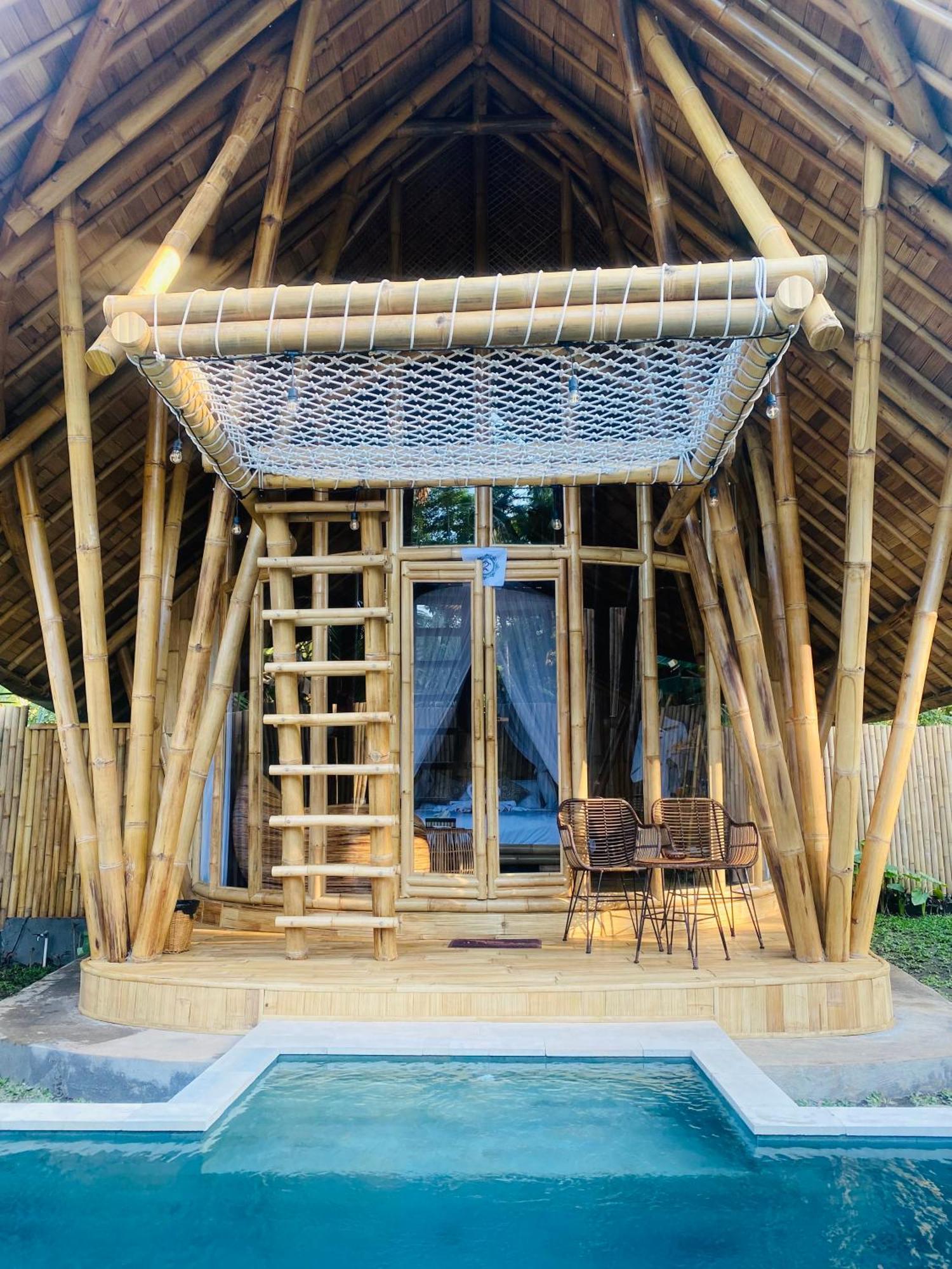 Bamboo House - Ecobreeze Villa Sidemen  Eksteriør billede