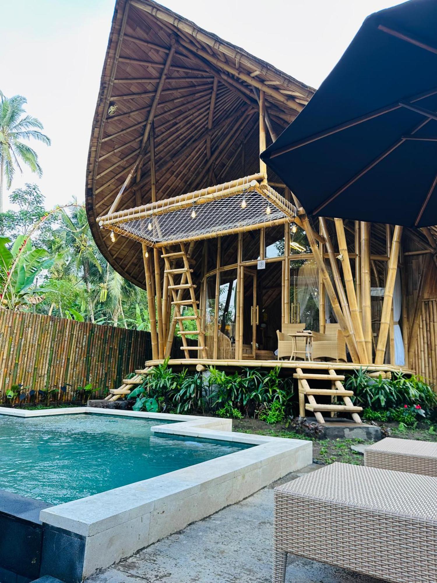 Bamboo House - Ecobreeze Villa Sidemen  Eksteriør billede