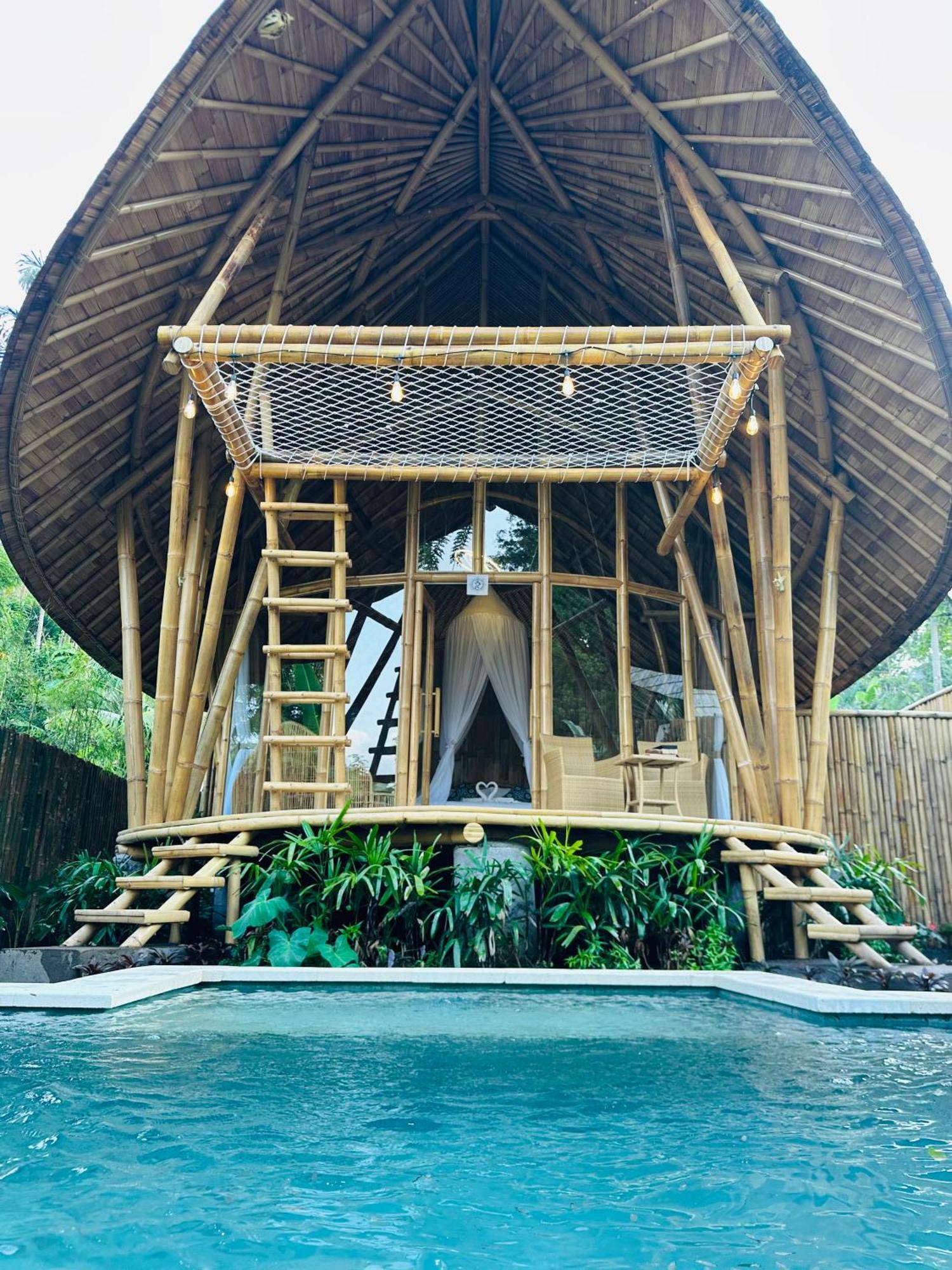 Bamboo House - Ecobreeze Villa Sidemen  Eksteriør billede