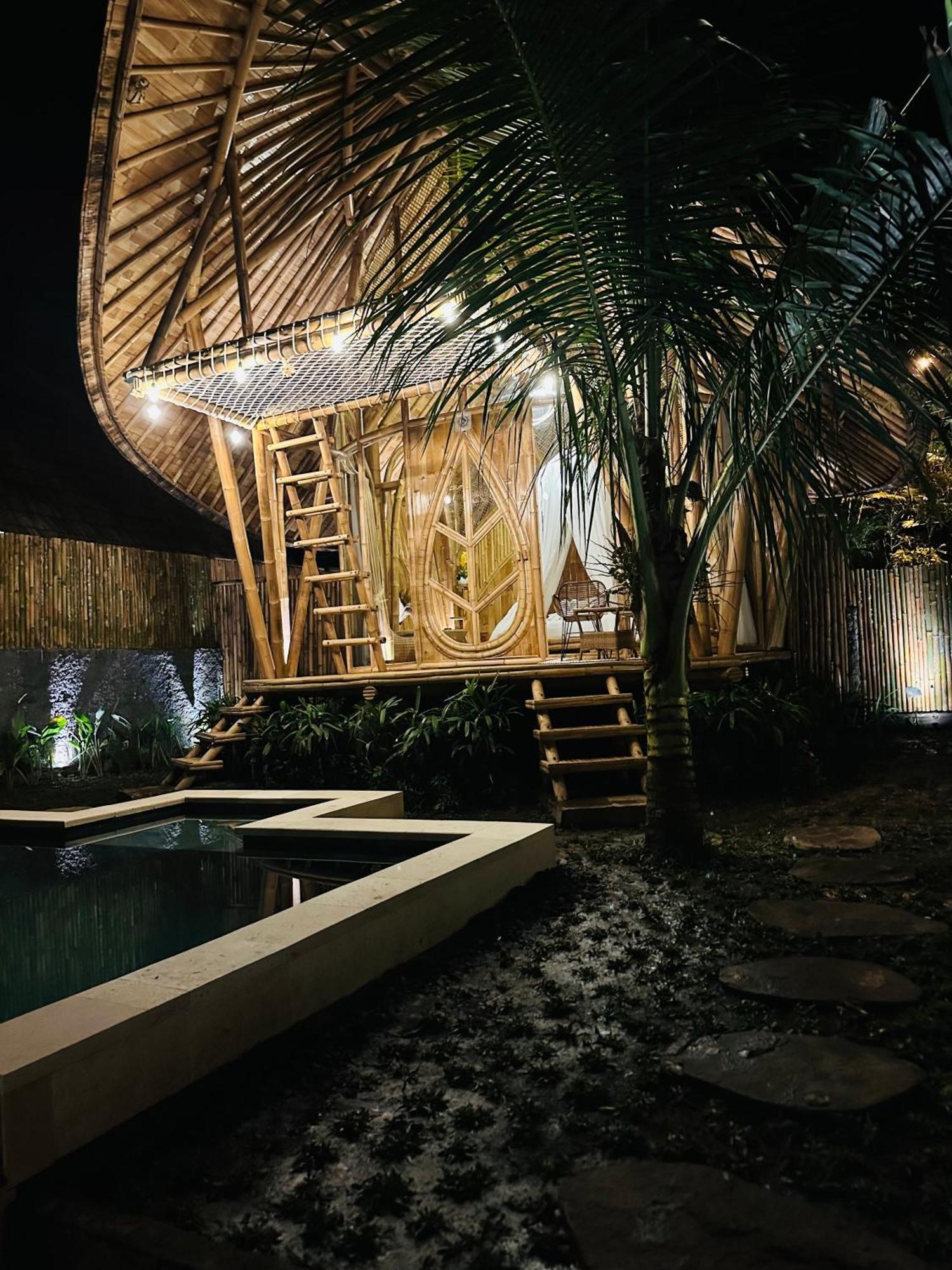 Bamboo House - Ecobreeze Villa Sidemen  Eksteriør billede