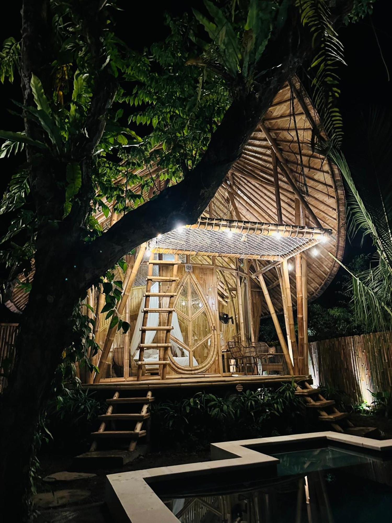 Bamboo House - Ecobreeze Villa Sidemen  Eksteriør billede