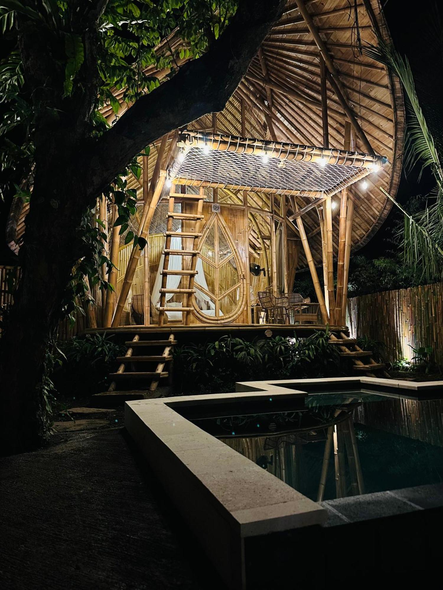 Bamboo House - Ecobreeze Villa Sidemen  Eksteriør billede